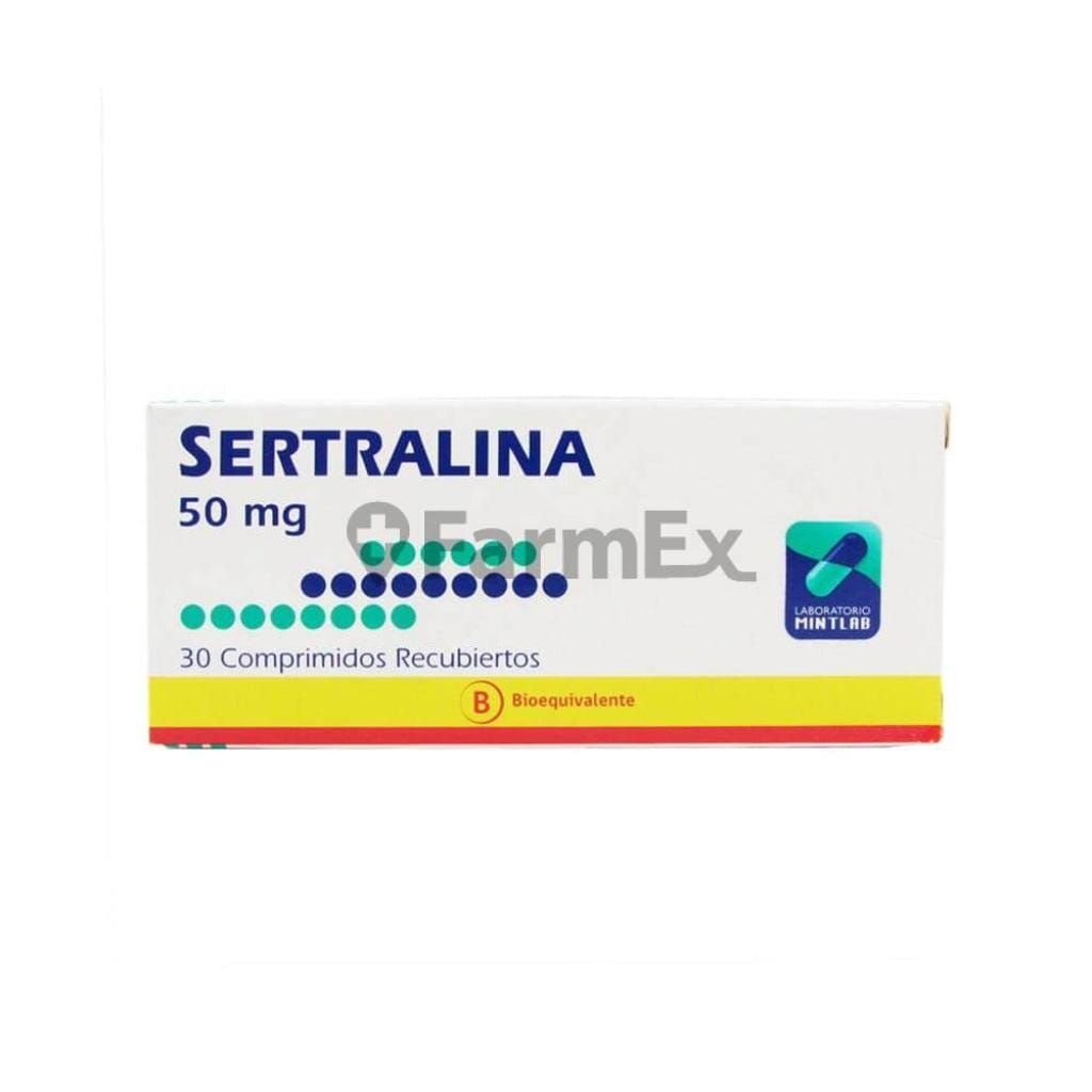Sertralina 50 mg x 30 comprimidos Farmex-MiaHealth-Persistente